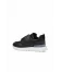 Siyah Deri Kadın Sneakers