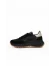 Siyah Mutli Deri Kadın Spor Ayakkabı