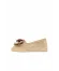 Taba Açık Süet Kadın Espadril Sandalet