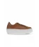 Taba Beyaz Deri Kadın Sneakers