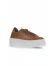 Taba Beyaz Deri Kadın Sneakers