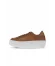 Taba Beyaz Deri Kadın Sneakers