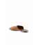Taba Deri Kadın Düz Terlik