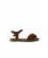 Taba Deri Kadın Espadril Sandalet