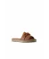Taba Deri Kadın Espadril Terlik