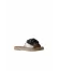 Vizon Deri Kadın Espadril Terlik