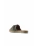 Yeşil Deri Kadın Espadril Terlik
