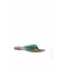 Yeşil Deri Kadın Parmak Arası Sandalet