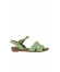 Yeşil Deri Kadın Sandalet