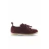 Bordo Süet Kadın Az Topuklu Ayakkabı