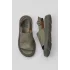 Haki Deri Kadın Düz Sandalet
