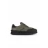 Haki Süet-Deri Kadın Sneakers