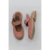 Pembe Nubuk Kadın Düz Sandalet