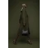 Siyah Deri Kadın Omuz Çantası