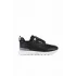Siyah Deri Kadın Sneakers