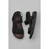 Siyah Nubuk Deri Erkek Sandalet