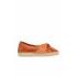 Turuncu Süet Kadın Düz Ayakkabı