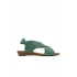 Yeşil Deri Kadın Sandalet