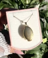 4 Fotoğraflı Oval Kapaklı Kolye | Çelik