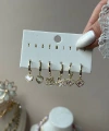 6lı Kuğu Çifti Küpe Seti