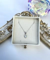 Minimal Opal Taşlı Vintage Kolye I 925 Gümüş