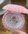 Pembe Taşlı Çiçek Yüzük I Çelik