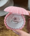 Pembe Taşlı Çiçek Yüzük I Çelik