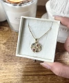 Renkli Taşlı Vintage Kolye I Çelik