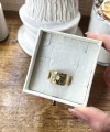 Güneş Motifli Vintage Yüzük I Çelik