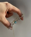 Turkuaz Taşlı Çoklu Bileklik I Xuping