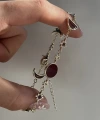 Bordo Taşlı Çoklu Bileklik I Xuping