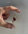Bordo Taşlı Çoklu Bileklik I Xuping