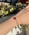 Bordo Taşlı Çoklu Bileklik I Xuping
