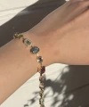 Renkli Taşlı Özel Seri Bileklik