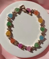 Pastel Renkli Kalp Su Yolu Bileklik