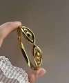 Vintage Kelepçe Bileklik I Çelik