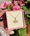 Yelpaze Vintage Kolye I Çelik