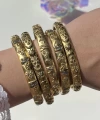 Taşlı Vintage Kelepçe Bileklik I Çelik