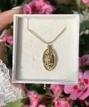 Oval Vintage Güneş Kolye I Çelik