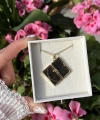 Kapaklı Sunshine Kolye I Çelik