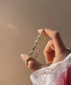 Yıldızlı Vintage Bileklik I 14K Altın Kaplama
