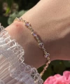 Pembe Kalpli Bileklik I 18K Altın Kaplama