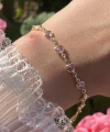 Pembe Kalpli Bileklik I 18K Altın Kaplama