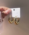 Desenli Vintage Küpe I Çelik