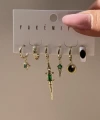 Timsahlı Küpe Takımı I Xuping