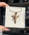 Melek Vintage Kolye I Ham Pirinç