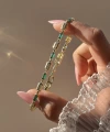 Yeşil Almira Vintage Bileklik I 14K Altın Kaplama