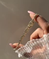 Kalp Sara Bileklik I 14K Altın Kaplama