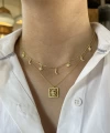 Gökyüzü Motifli Choker Kolye I 925 Gümüş