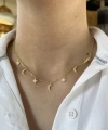 Gökyüzü Motifli Choker Kolye I 925 Gümüş